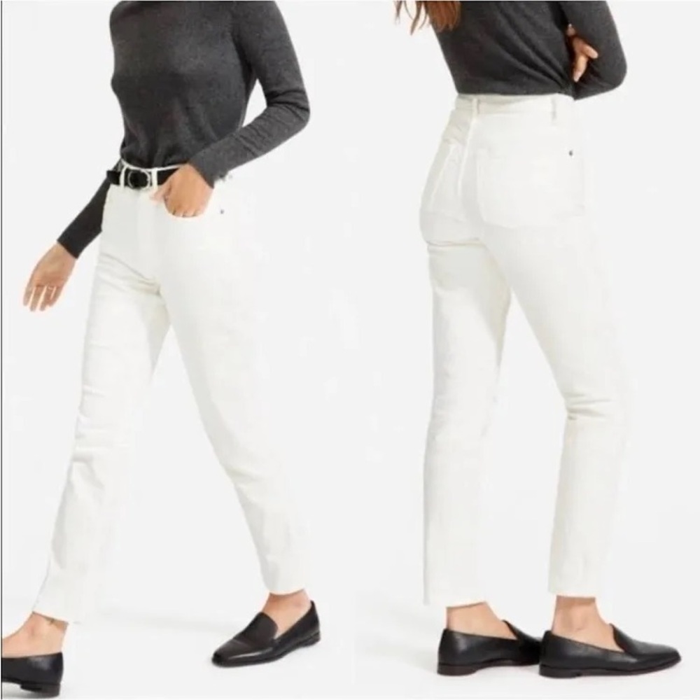 Everlane The Cheeky Jean Women's Crisp White Ankle Jeans